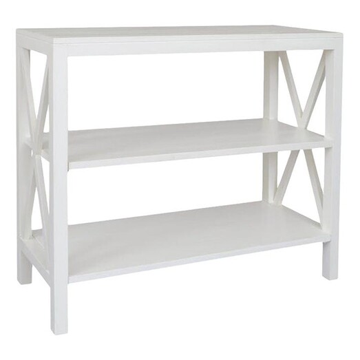 Picture of Carmina Crossed Console Table Wood White Dasch Design