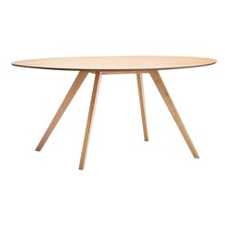 Picture of Carol Wooden Oval Dining Table in Oak by Eastern Warehouse