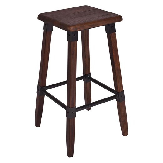 Picture of Carre Bar Timber Stool Elm Assorted Alliance Furniture