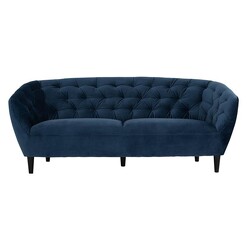 Picture of Carson 3 Seater Fabric Sofa Jungle Green/Black Iniko