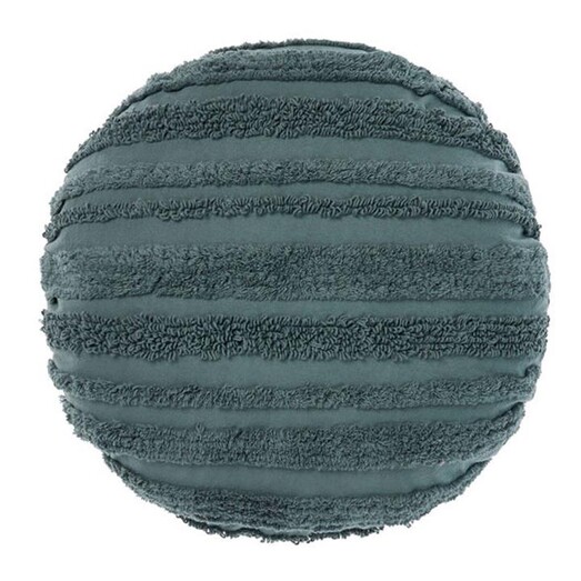 Picture of Carter Round Cotton Cushion in Blue Green by Linen House Picture of Carter Round Cotton Cushion in Blue Green by Linen House