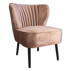 Picture of Cassandra Velvet Chair in Beige by D&D Design