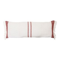 Picture of Cassidy Cushion in White/Maroon by j.elliot HOME