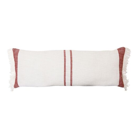 Picture of Cassidy Cushion in White/Maroon by j.elliot HOME