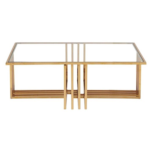 Picture of Catania Coffee Table in Gold/Natural by Future Classics Furniture