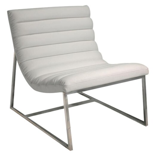 Picture of Caviar Sofa Chair, White Leather SkyBlue
