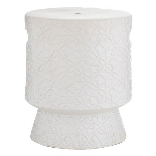 Picture of Celestino Side Table/Stool Ceramic Matte White Amalfi Picture of Celestino Side Table/Stool Ceramic Matte White Amalfi