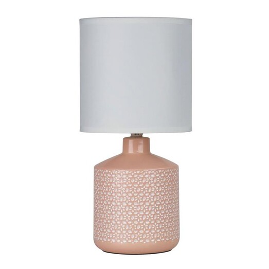 Picture of Celia Ceramic Table Lamp in Beige by Oriel Lighting