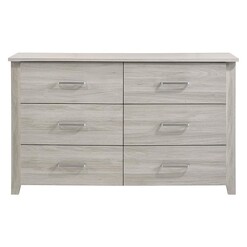 Picture of Cerana Chest of 6 Drawers MDF White Wash E-living