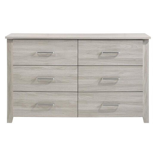 Picture of Cerana Chest of 6 Drawers MDF White Wash E-living Picture of Cerana Chest of 6 Drawers MDF White Wash E-living
