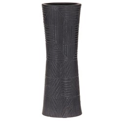 Picture of Ceto Tall Vessel in Black by Amalfi