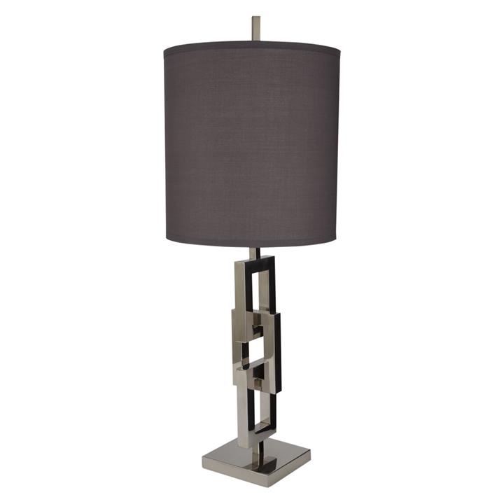 Picture of Chainlink Table Lamp Metal Metallic/Grey Whiskey Boyd Design