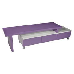 Picture of Charlene Purple & White Entertainment Unit MDF Purple/White Citron Life
