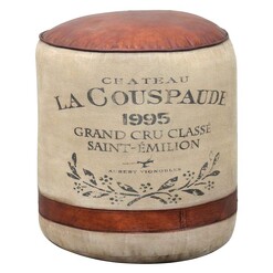 Picture of Chateau Ottoman in Brown by Phil Bee Interiors