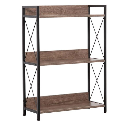 Picture of Chelsea 3-Tier Display Shelf Chipboard Black/Natural U.S Designs