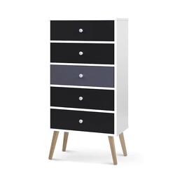 Picture of Chest of Drawers Dresser Table Tallboy Storage Cabinet Furniture Bedroom