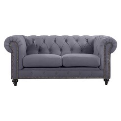 Picture of Chesterfield Velvet 2 Seater Sofa Assorted Dover Mason