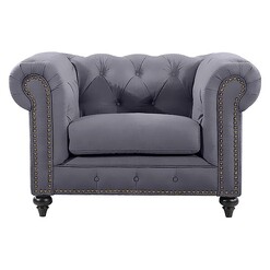 Picture of Chesterfield Velvet Armchair Assorted Dover Mason
