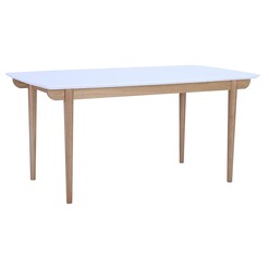 Picture of Chettan Dining Table MDF White/Natural Iniko