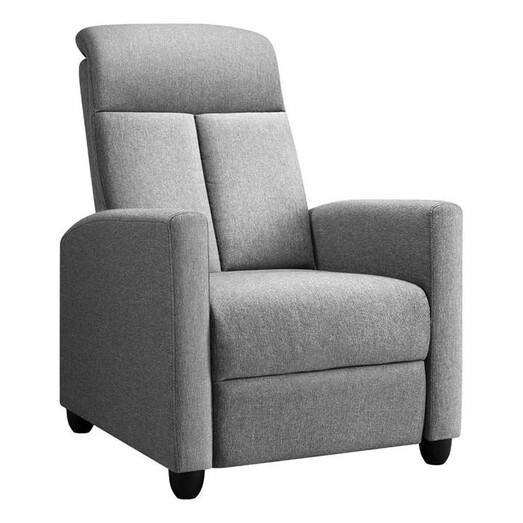 Picture of Chiasmus Recliner Chair Fabric Grey Resort Living Picture of Chiasmus Recliner Chair Fabric Grey Resort Living