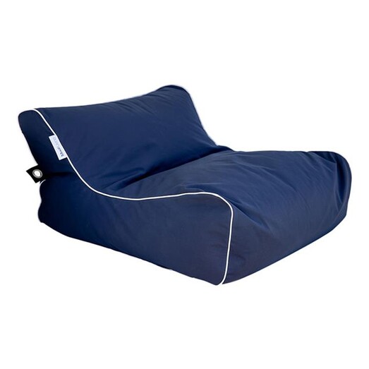 Picture of Chill UV Bean Bag Lounger in Navy Blue by Mooi Living Picture of Chill UV Bean Bag Lounger in Navy Blue by Mooi Living