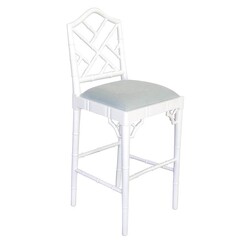 Picture of Chippendale Timber Bar Stool Mahogany Assorted Abide Interiors