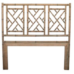 Picture of Chippendale Timber Bed Head Mahogany Assorted Abide Interiors