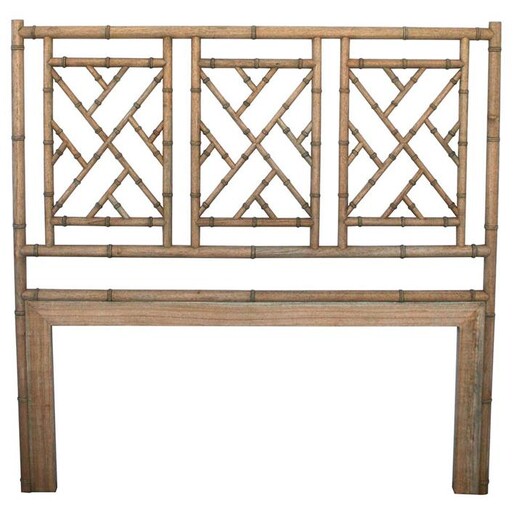 Picture of Chippendale Timber Bed Head Mahogany Assorted Abide Interiors