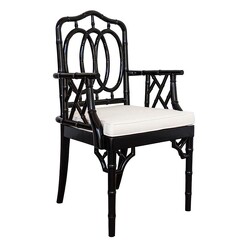 Picture of Chippendale Timber Ring Armchair Mahogany Assorted Abide Interiors