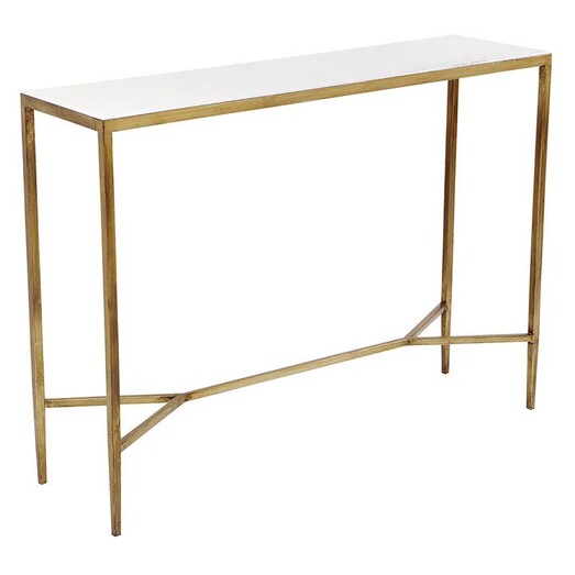 Picture of Chloe Console Table, Large Stone Gold CAFE Lighting & Living