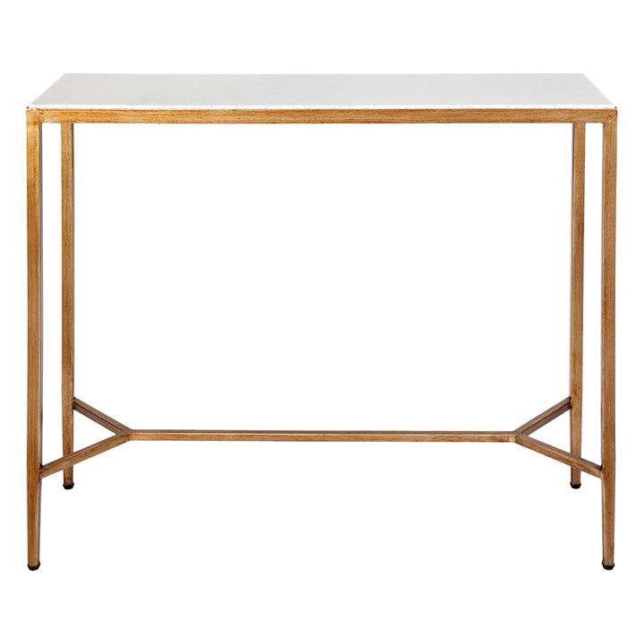 Picture of Chloe Console Table, Small Stone Gold CAFE Lighting & Living