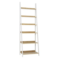 Picture of Chole 6-Tier Display Shelf in White/Oak by HelloFurniture