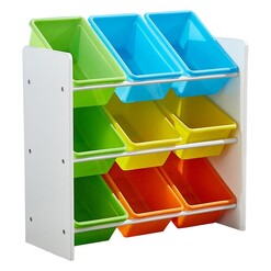 Picture of Chrisma 3 Tier Kids Storage Organiser MDF White Levede