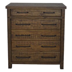 Picture of Chrissie Chest of Drawers Wood Brown Citron Life