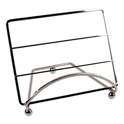 Picture of Chrome Square Recipe Book Holder Metal Silver Davis & Waddell