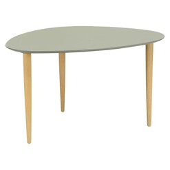 Picture of Chuck Grey Triangular Side Table Wood Natural/Grey Iniko