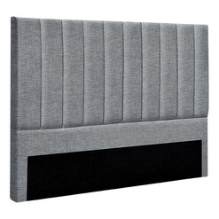Picture of Cirino Upholstered Bed Head Linen Grey Resort Living