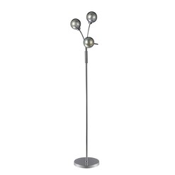 Picture of Clara 3-Sphere Lights Glass Shade Metal Floor Lamp Light Chrome