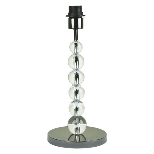 Picture of Clara Acrylic Sphere Table Lamp Base in Chrome by Oriel Lighting