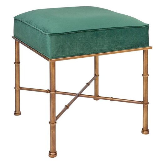 Picture of Clara Stool, Emerald Green Metal Green/Gold CAFE Lighting & Living