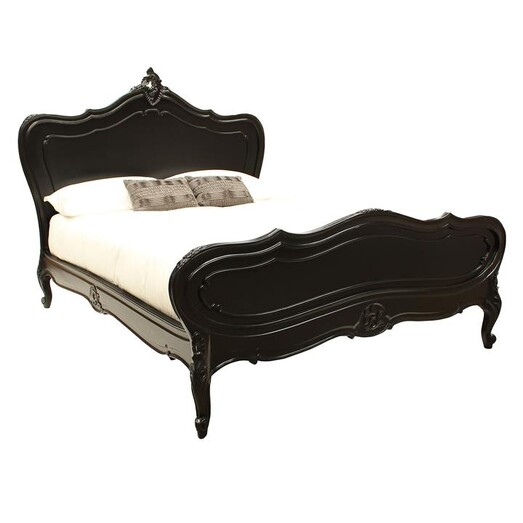 Picture of Classic Provence Bed, Black Wood Hudson Furniture