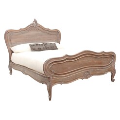 Picture of Classic Provence Bed, Weathered Oak Wood Hudson Furniture