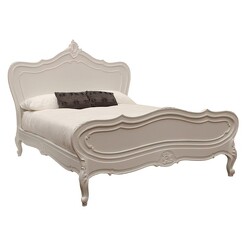 Picture of Classic Provence Bed, White Wood Hudson Furniture