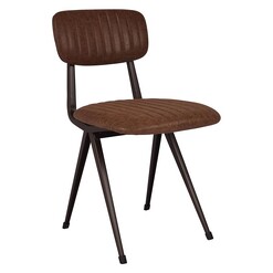 Picture of Clevelan Dining Chair Leatherette Vintage Brown Alliance Furniture
