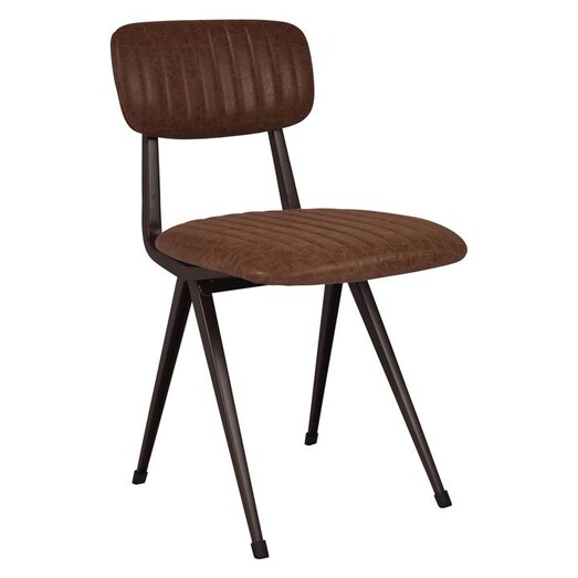 Picture of Clevelan Dining Chair Leatherette Vintage Brown Alliance Furniture Picture of Clevelan Dining Chair Leatherette Vintage Brown Alliance Furniture