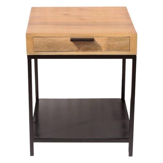 Picture of Clifton Timber Side table in Black by j.elliot HOME