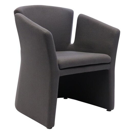 Picture of Clover Tub Chair, Charcoal Fabric Rapidline Picture of Clover Tub Chair, Charcoal Fabric Rapidline