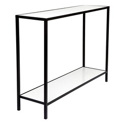 Picture of Cocktail Console Table, Black Stone White CAFE Lighting & Living