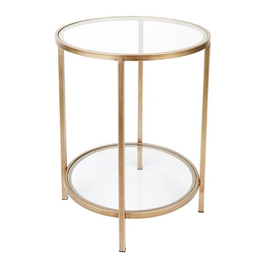 Picture of Cocktail Glass Top Round Side Table Metal Assorted CAFE Lighting & Living Picture of Cocktail Glass Top Round Side Table Metal Assorted CAFE Lighting & Living