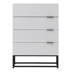 Picture of Cody Chest of 4 Drawers in White by U.S Designs